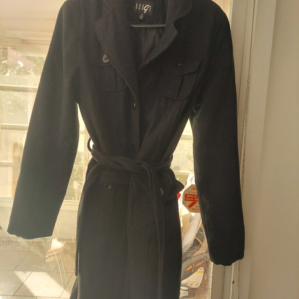 Rouge wool peacoat size medium